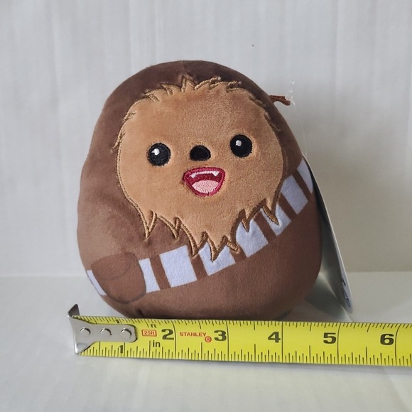 Squishmallows Chewbacca Star Wars Mandalorian 5 inch Plush Toy NWT 5" - Picture 3 of 3
